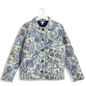 Vera Bradley Provence Paisley Quilted Jacket With Pockets Size M